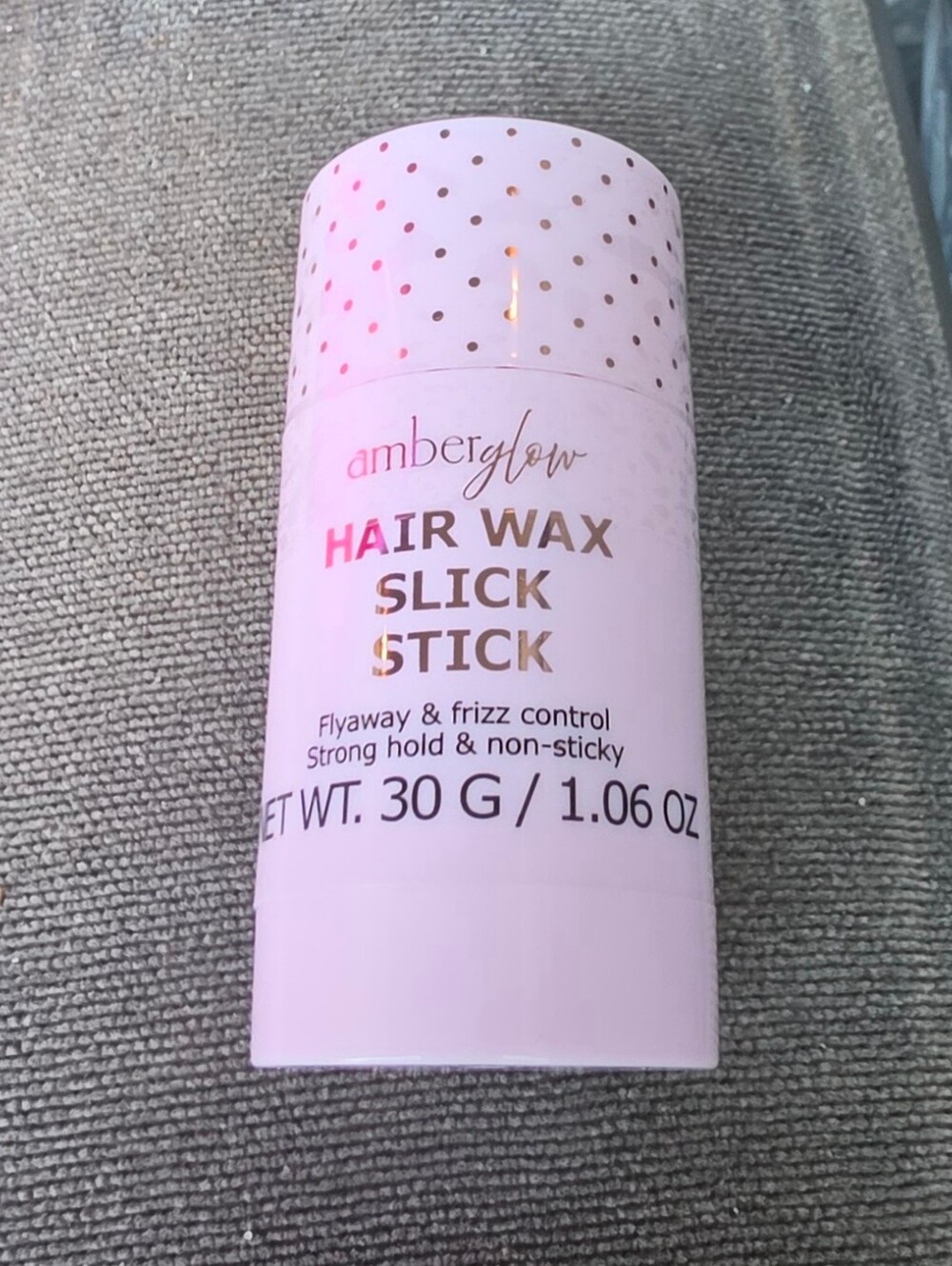 AmberGlow Hair Wax Slick Stick - Flyaways & Frizz Control - 1.06oz BNIB